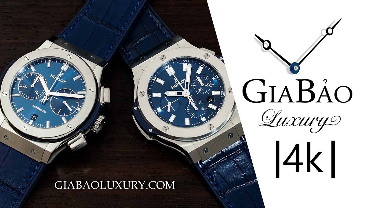 Hublot Classic Fusion Chronograph Titanium Blue 45 mm
