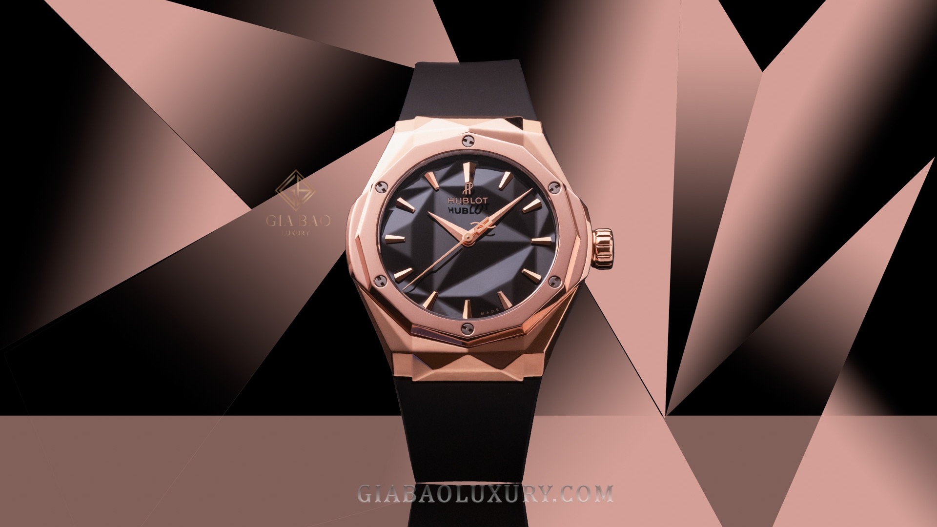 Hublot Classic Fusion Orlinski King Gold 40 mm nhìn chính diện