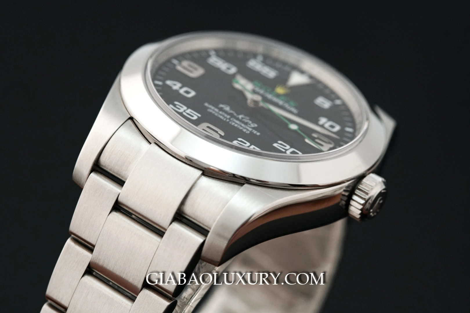Hướng dẫn mua Rolex Air-King: vỏ Oyster và núm Twinlock trên Air-King 116900