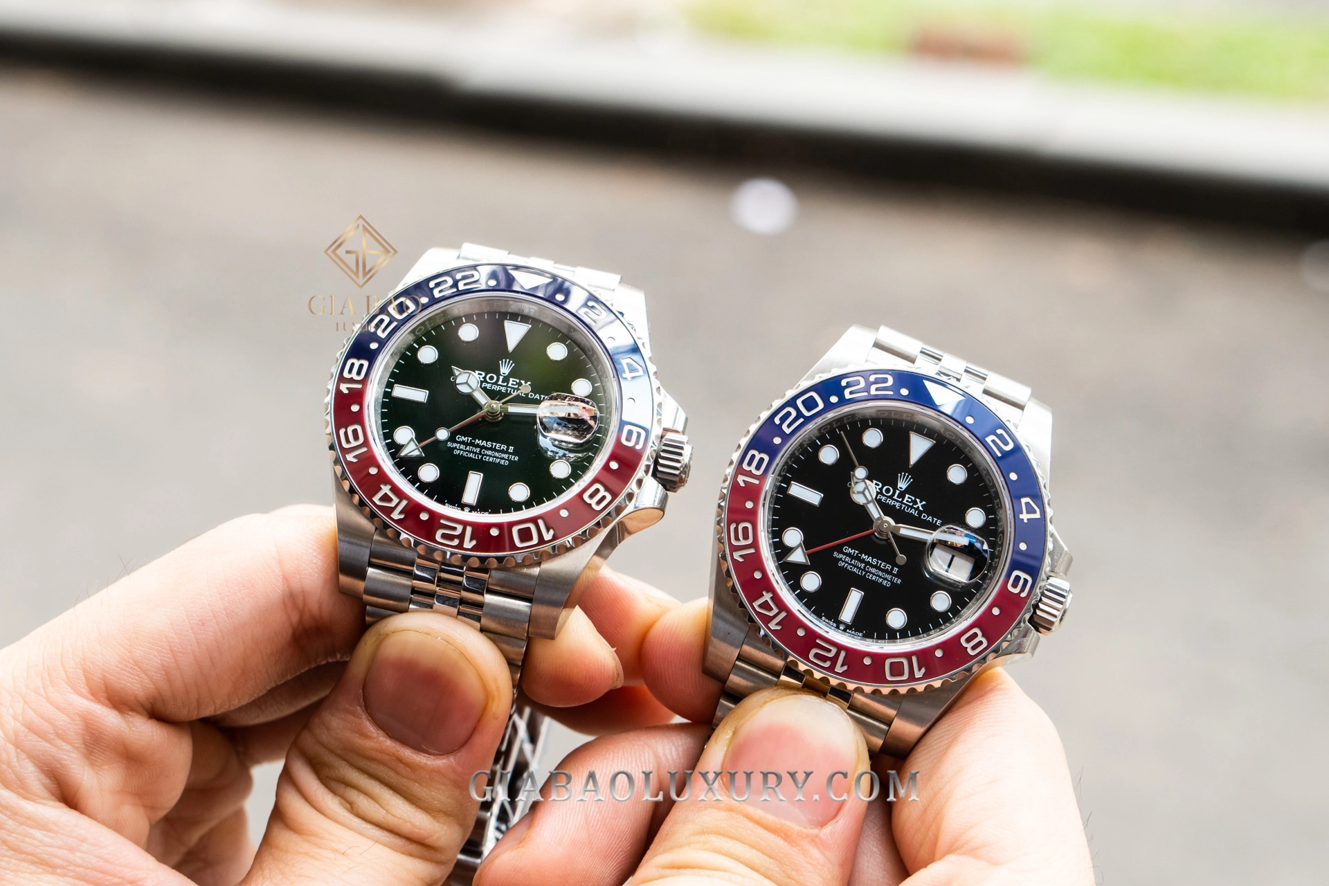Hướng dẫn mua Rolex GMT-Master II: hai cấu hình GMT-Master II với bezel hai màu