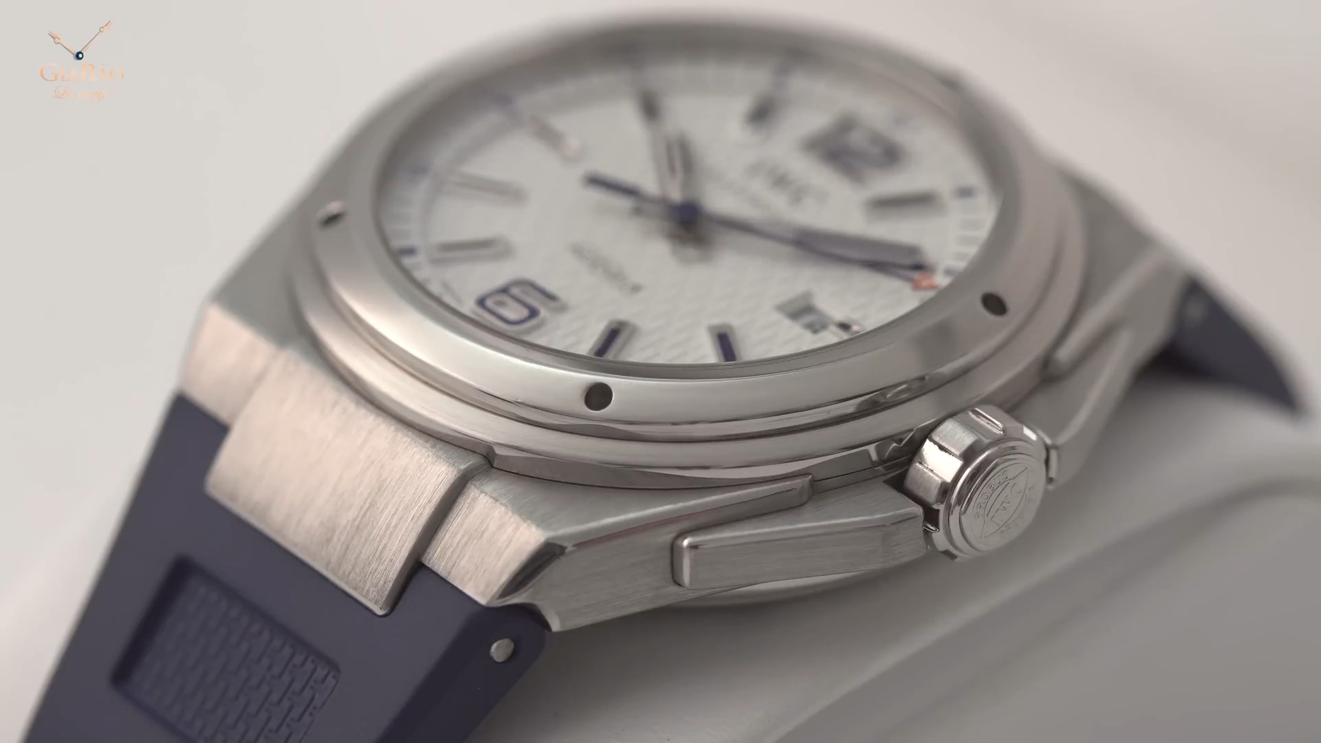 Cạnh vỏ thép và núm bảo vệ của IWC Ingenieur Plastiki IW323608