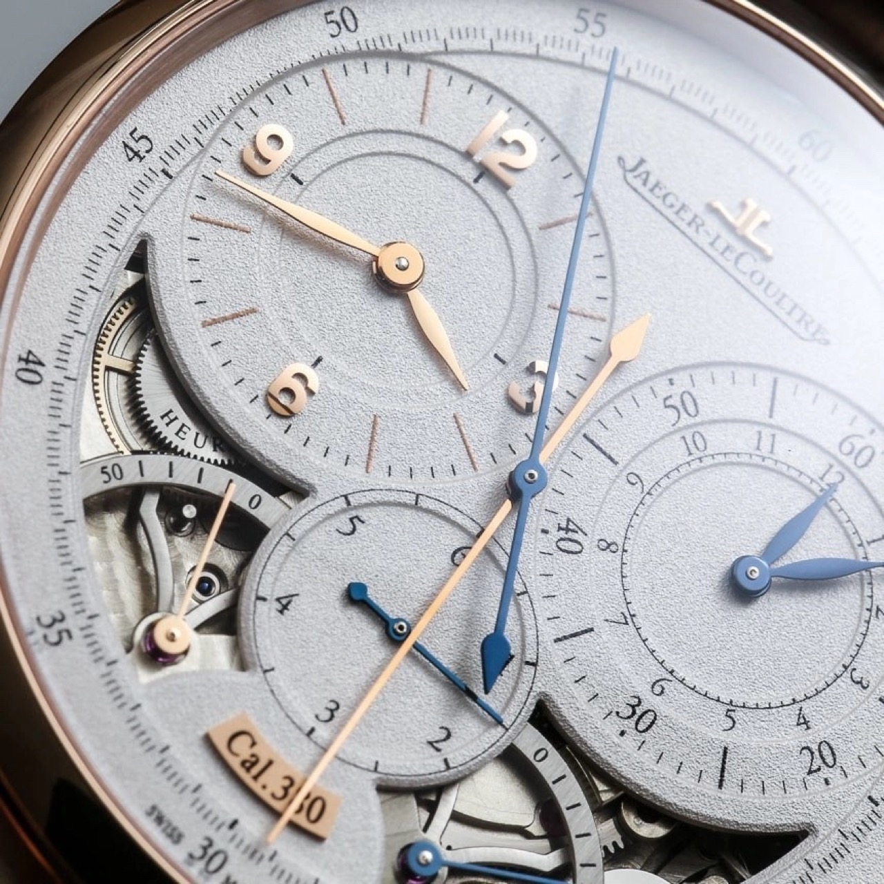 Jaeger-LeCoultre Duomètre à Chronographe: thang chronograph và hai chỉ báo dự trữ năng lượng