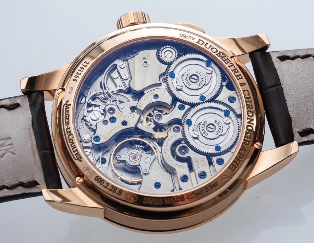 Jaeger-LeCoultre Duomètre à Chronographe: hai hộp cót và kiến trúc Dual-Wing của calibre 380