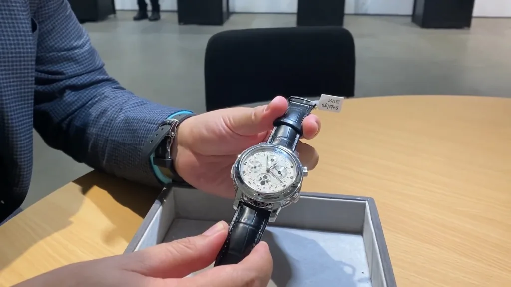 Mặt lịch Patek Philippe Sky Moon Tourbillon Reference 5002