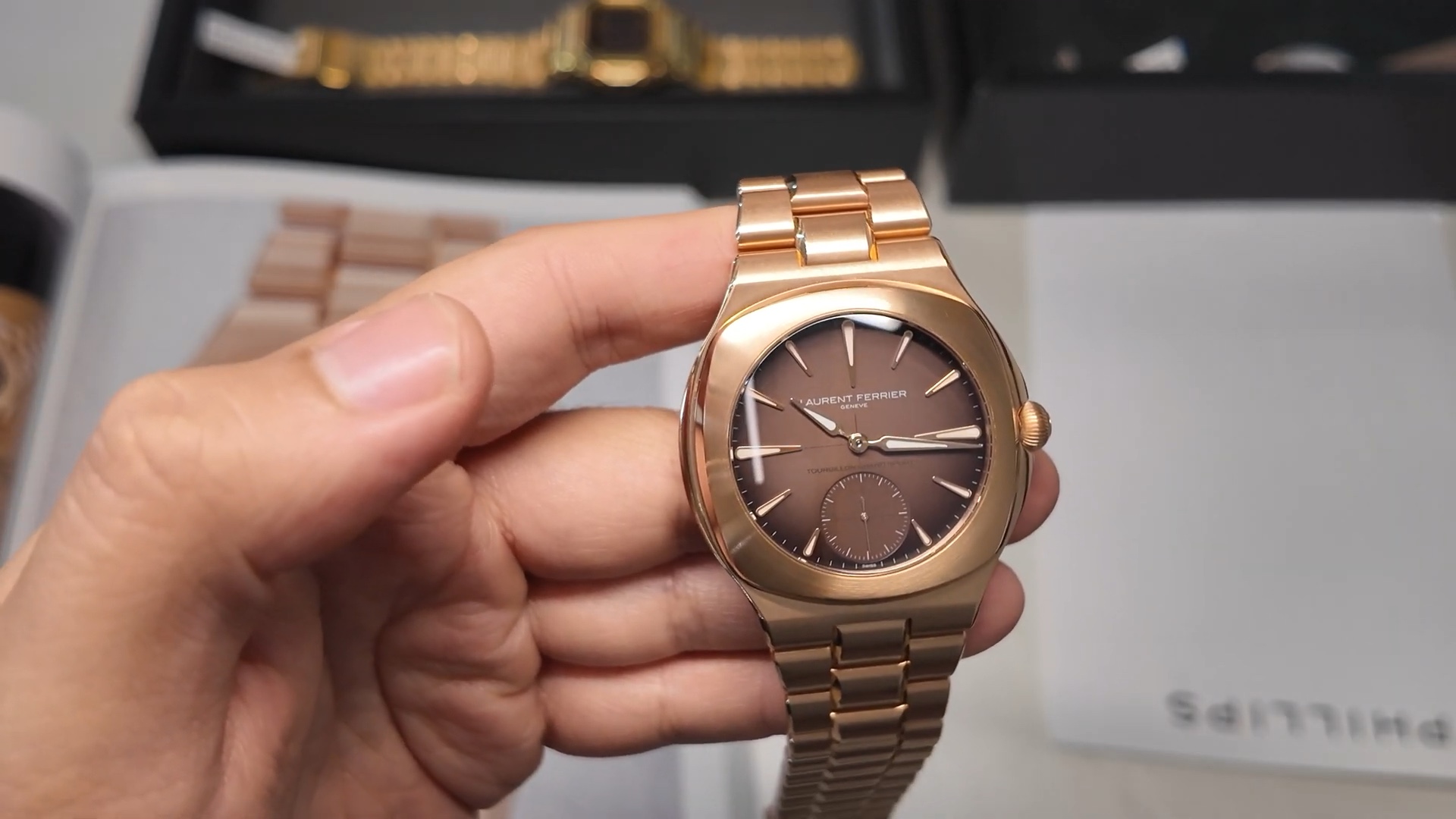 Laurent Ferrier Grand Sport Tourbillon Golden Brown