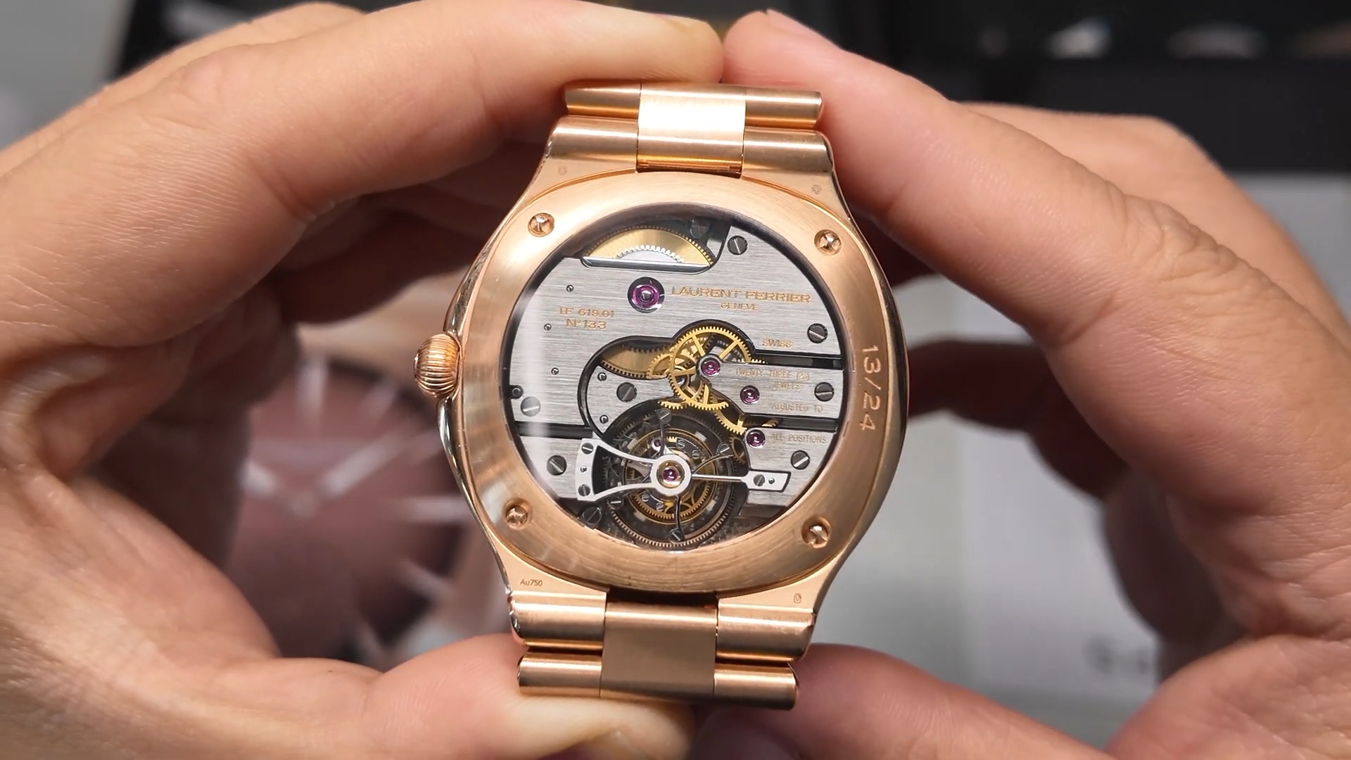 Calibre LF619.01 và tourbillon Laurent Ferrier