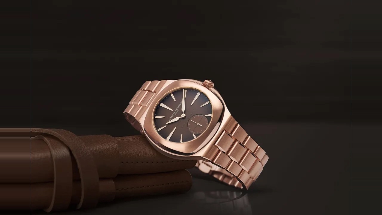 Laurent Ferrier Grand Sport Tourbillon vàng hồng