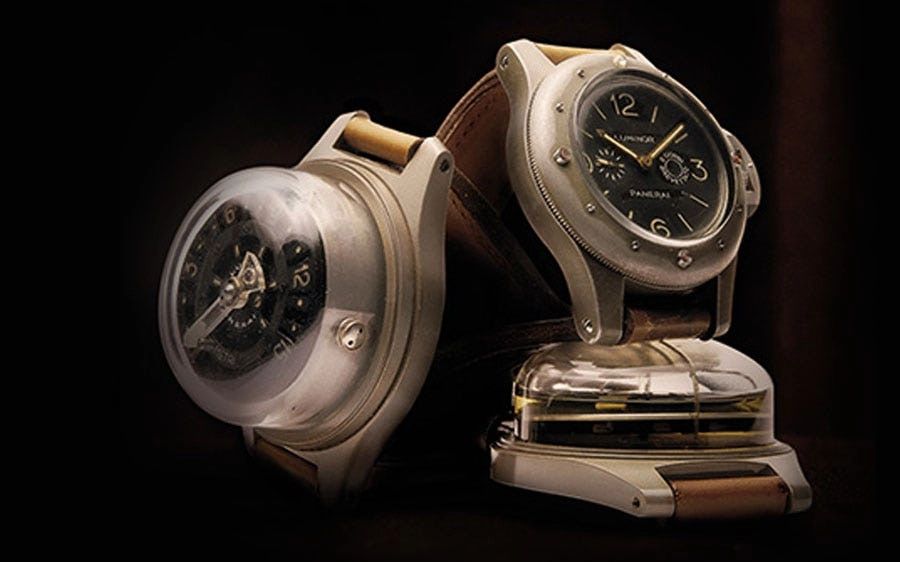 Lịch sử Panerai: từ Radiomir đến Luminor: Panerai trên cổ tay cho thấy tỷ lệ vỏ lớn