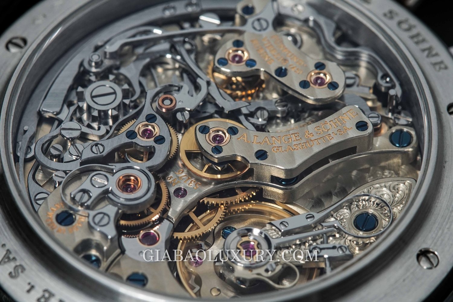 Chi tiết bộ máy A. Lange & Söhne liên quan dây cót
