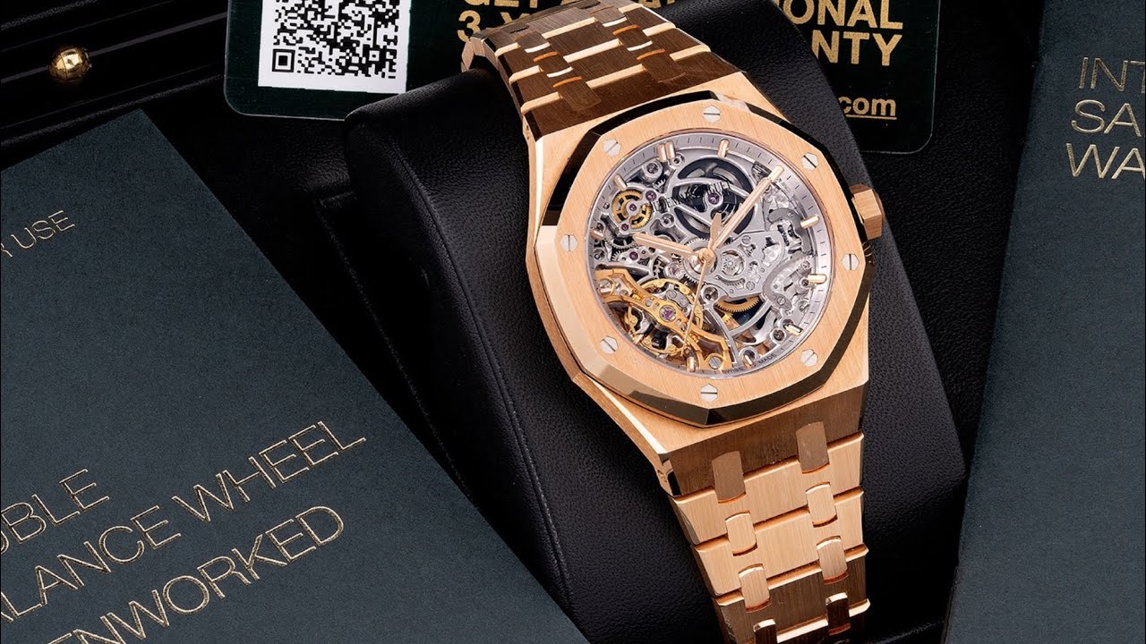 Audemars Piguet Royal Oak 15467OR: cân bằng kép lộ cơ
