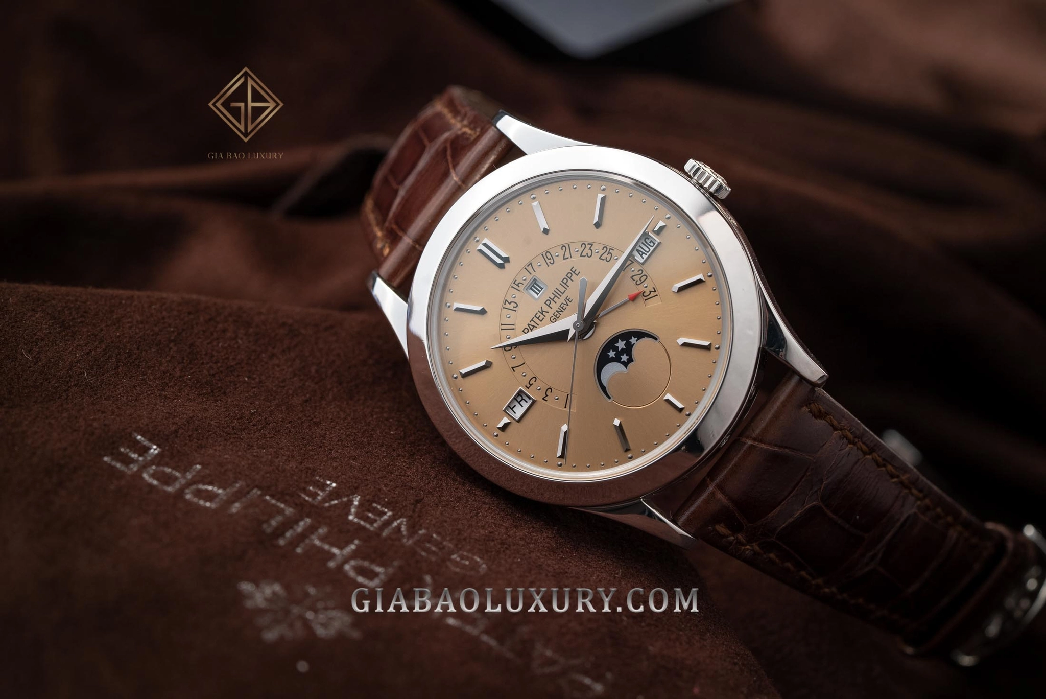 Mua Patek Philippe: salon, đại lý và thị trường thứ cấp: Một Patek Philippe trong ảnh tư liệu để minh họa bước đối chiếu cấu hình