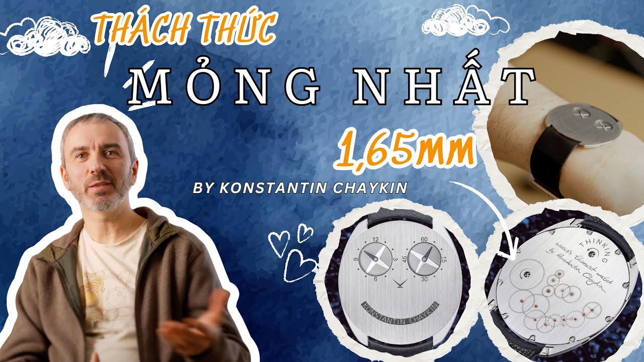 Konstantin Chaykin ThinKing: cơ khí chỉ dày 1,65 mm
