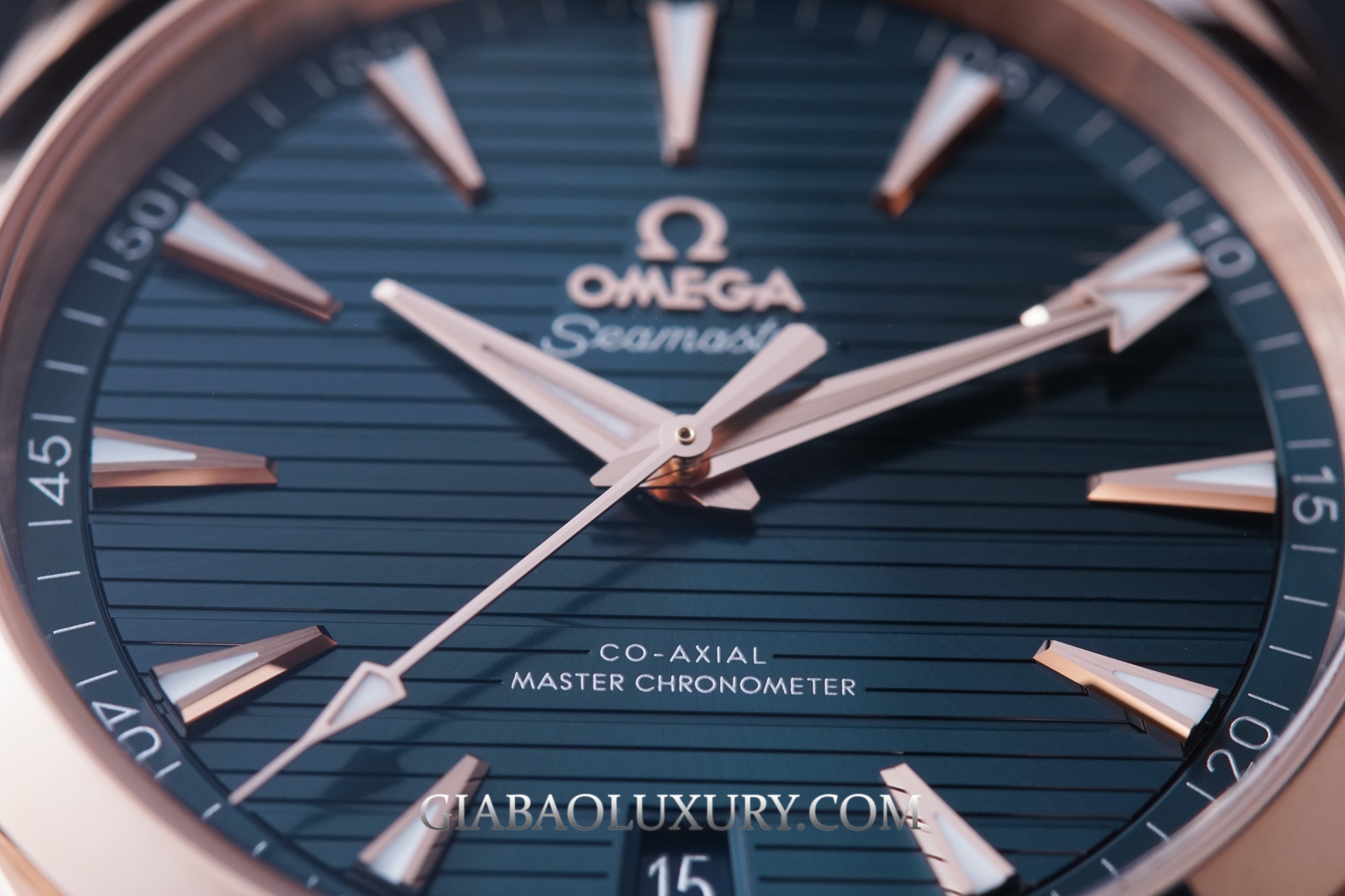 Omega Aqua Terra 41 mm: calibre 8901, Master Chronometer: Aqua Terra 150M trên cổ tay