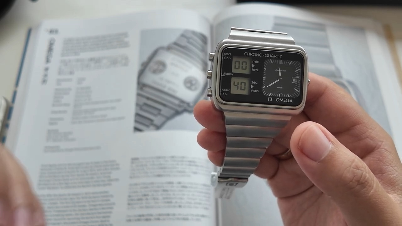 Chronograph LCD Omega Chrono-Quartz