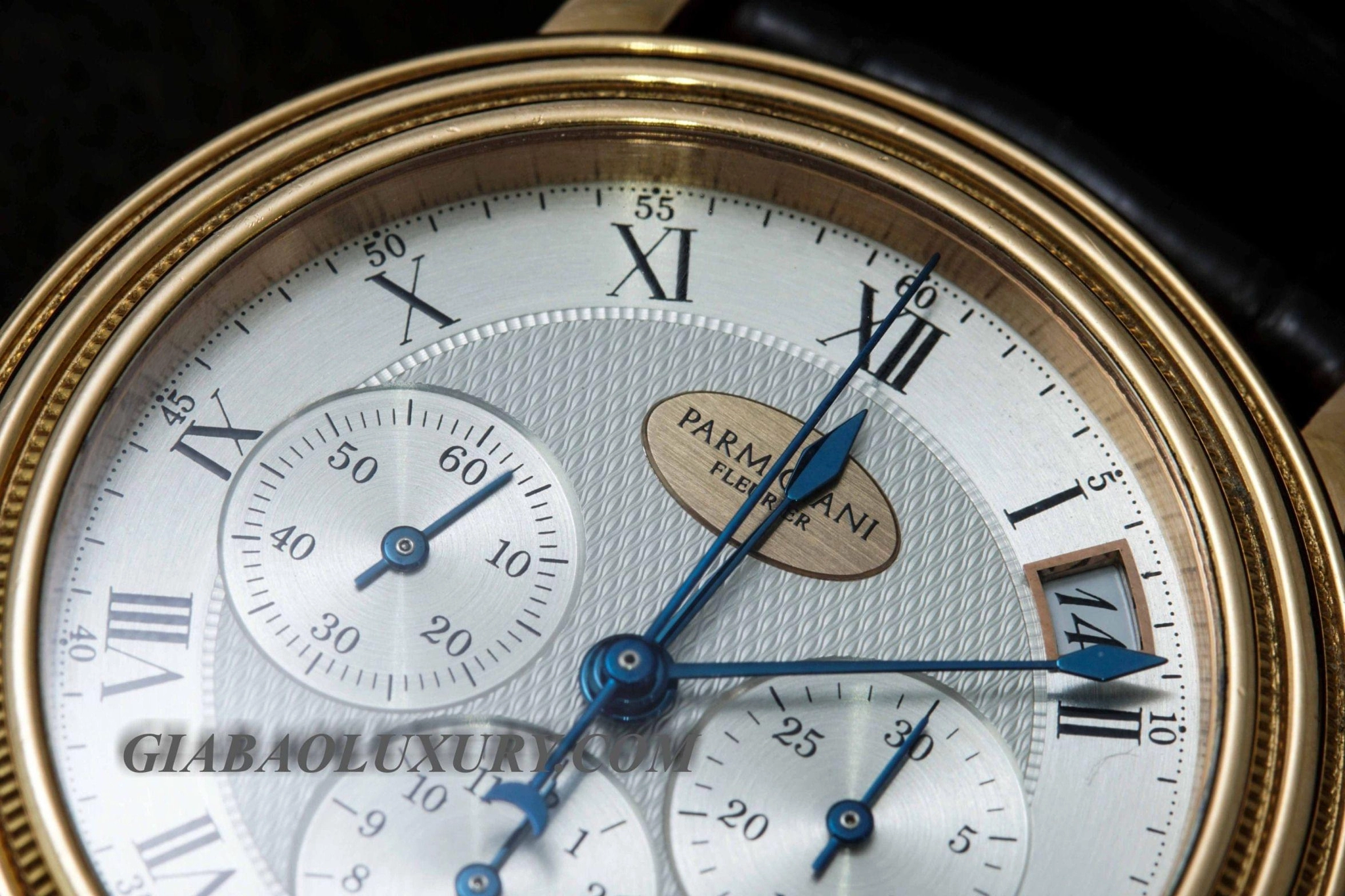 Parmigiani Fleurier Toric Chronograph: calibre 400Z và bezel khía — ảnh chi tiết 14