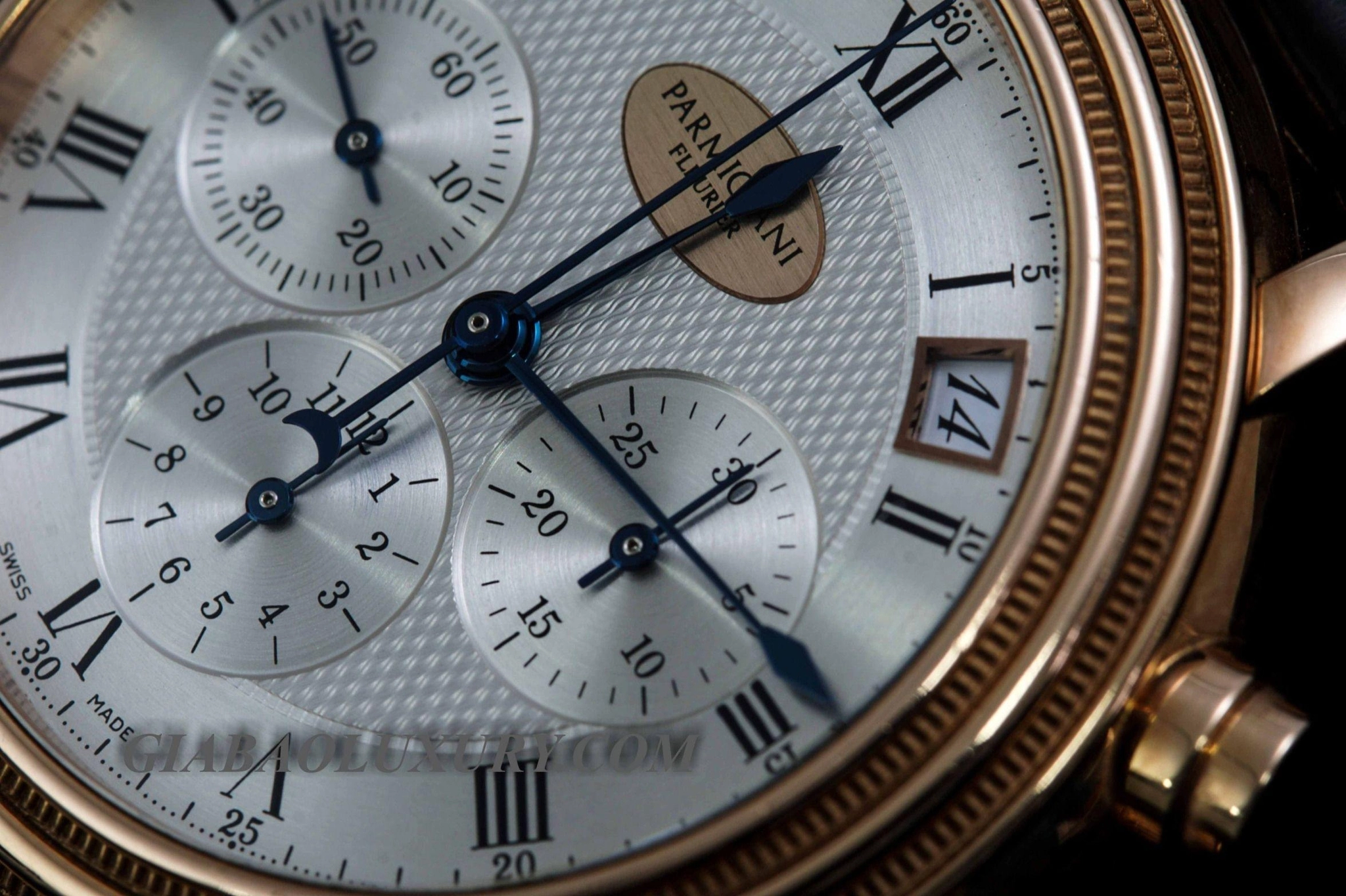 Parmigiani Fleurier Toric Chronograph: calibre 400Z và bezel khía — ảnh chi tiết 16