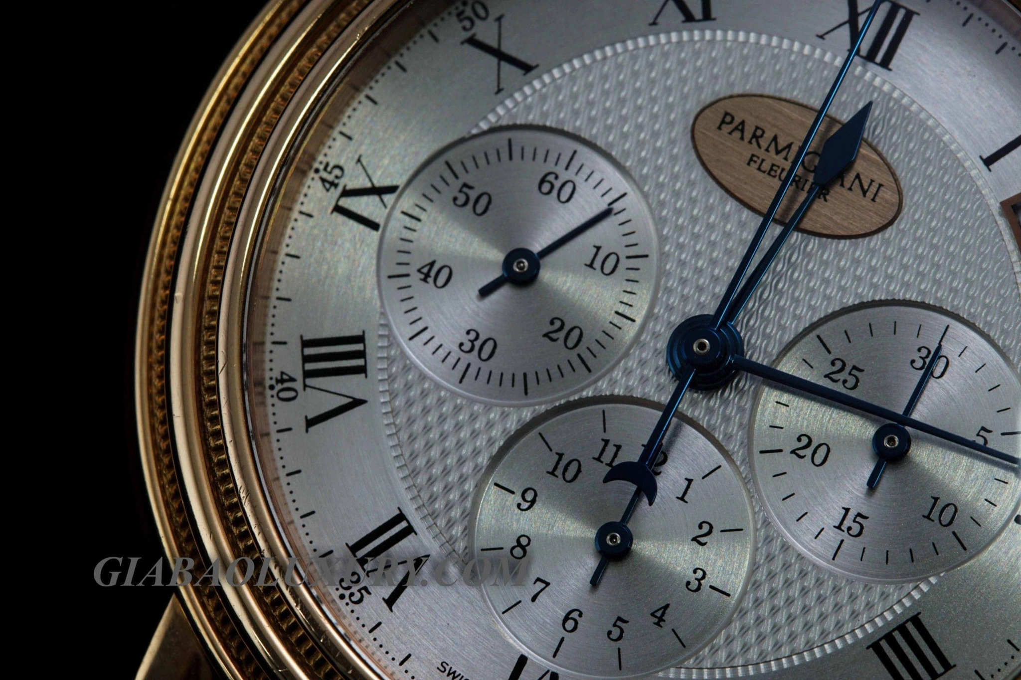 Parmigiani Fleurier Toric Chronograph: calibre 400Z và bezel khía — ảnh chi tiết 18