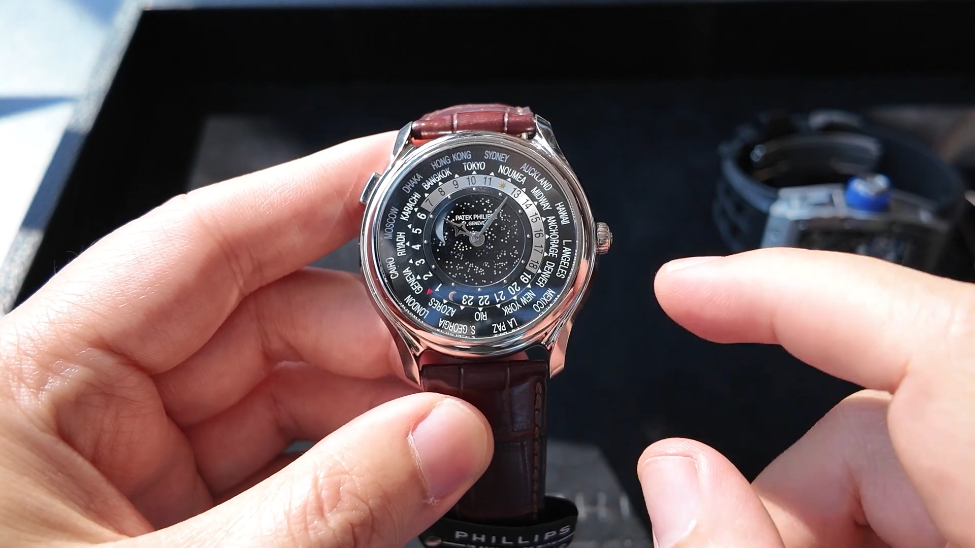 Mặt số Patek Philippe World Time Moon 5575G