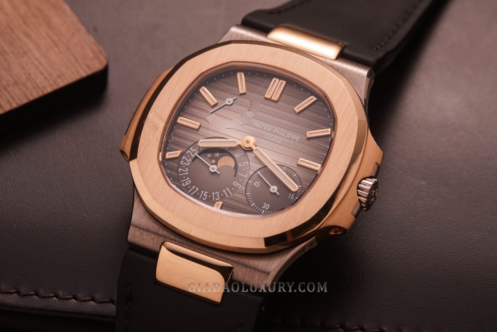 Dây da và khóa gập Patek Philippe Nautilus 5712GR-001