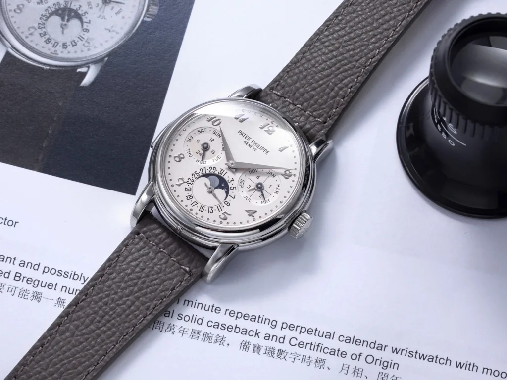 Patek Philippe 3974P đặt trên hồ sơ đấu giá Phillips