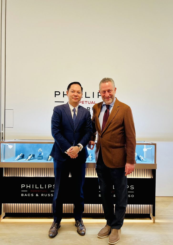 Đại diện Gia Bảo cùng Aurel Bacs tại Phillips