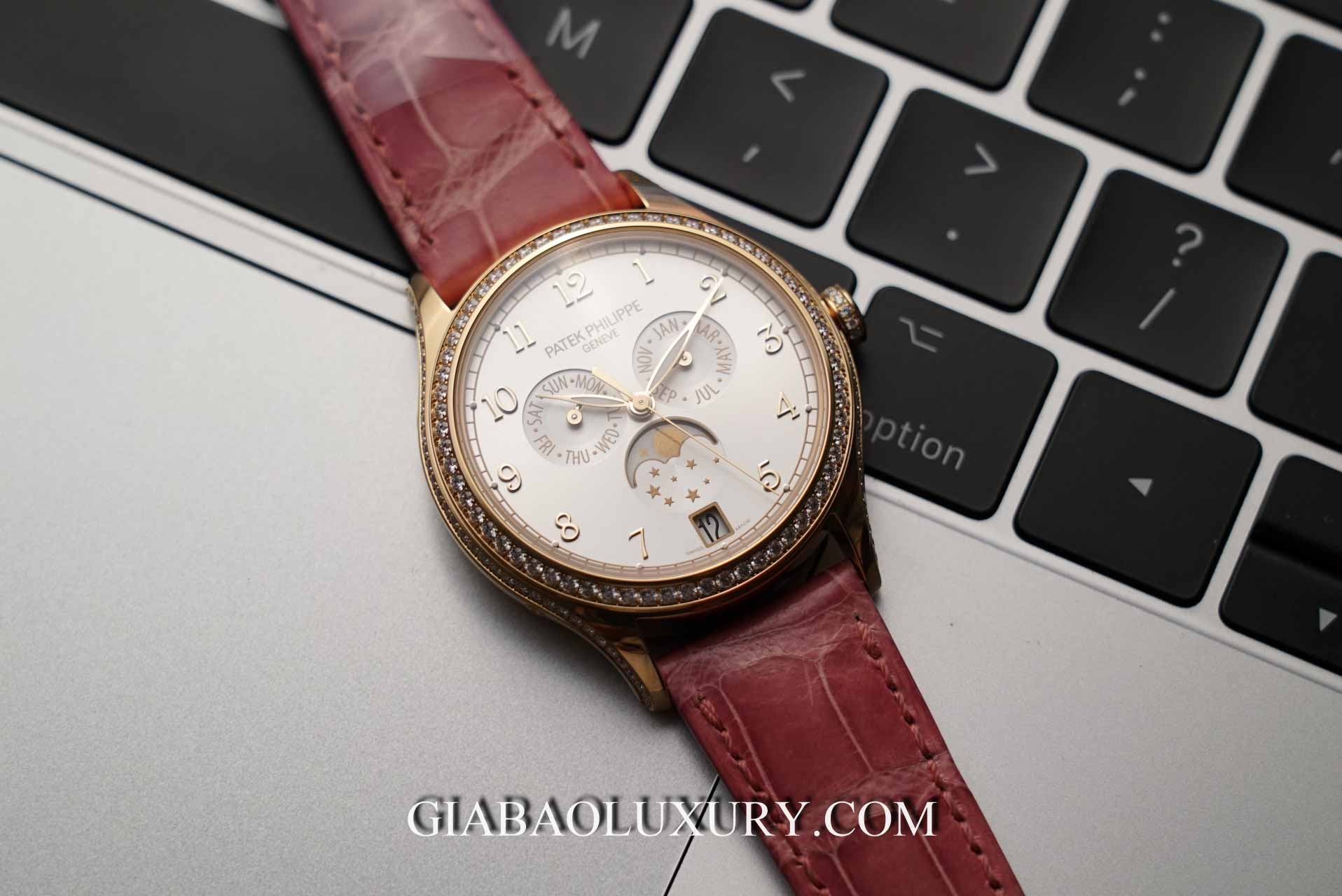 Patek Philippe 4947R-001: lịch thường niên 38 mm: toàn cảnh Patek Philippe 4947R-001