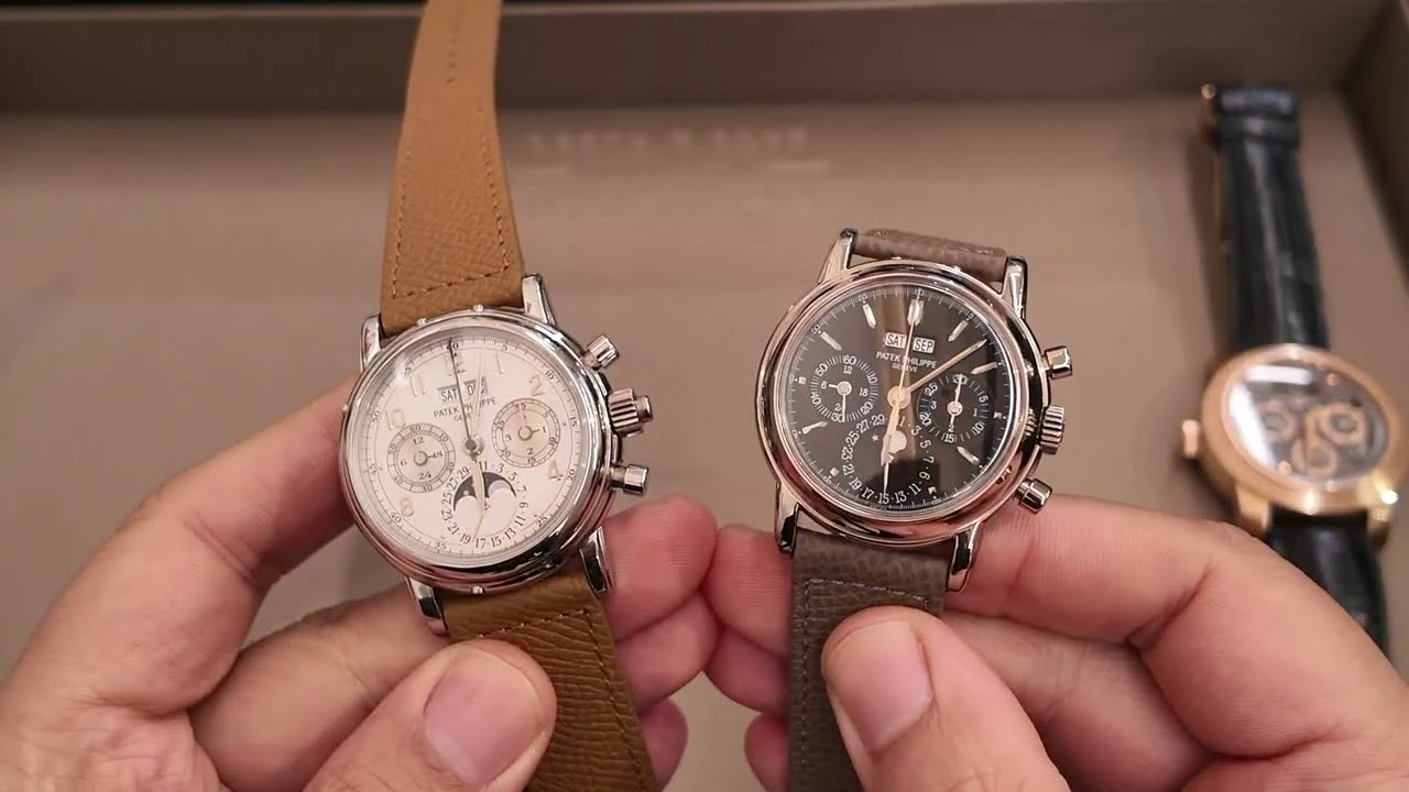 So sánh mặt số Patek Philippe Ref. 5004 và Ref. 3970