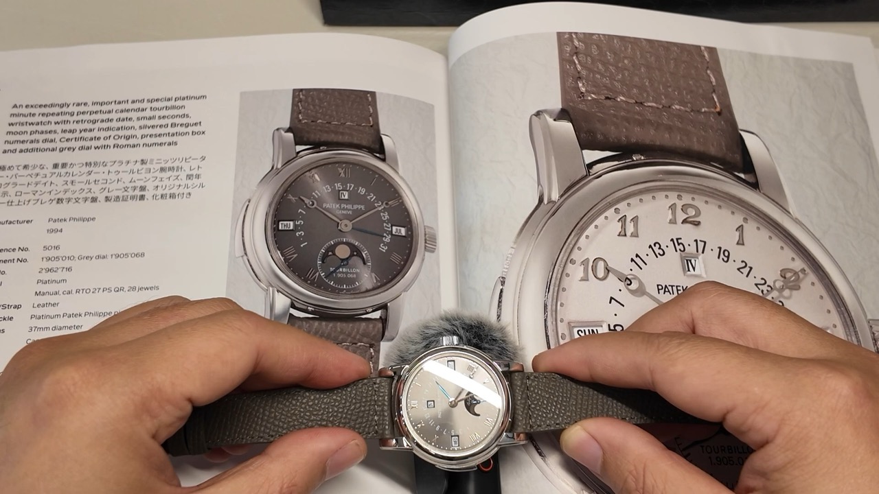 Hai cấu hình mặt số của Patek Philippe Ref. 5016