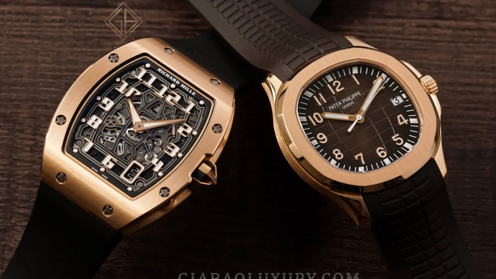 Patek Philippe Aquanaut 5167R và Richard Mille RM 67-01