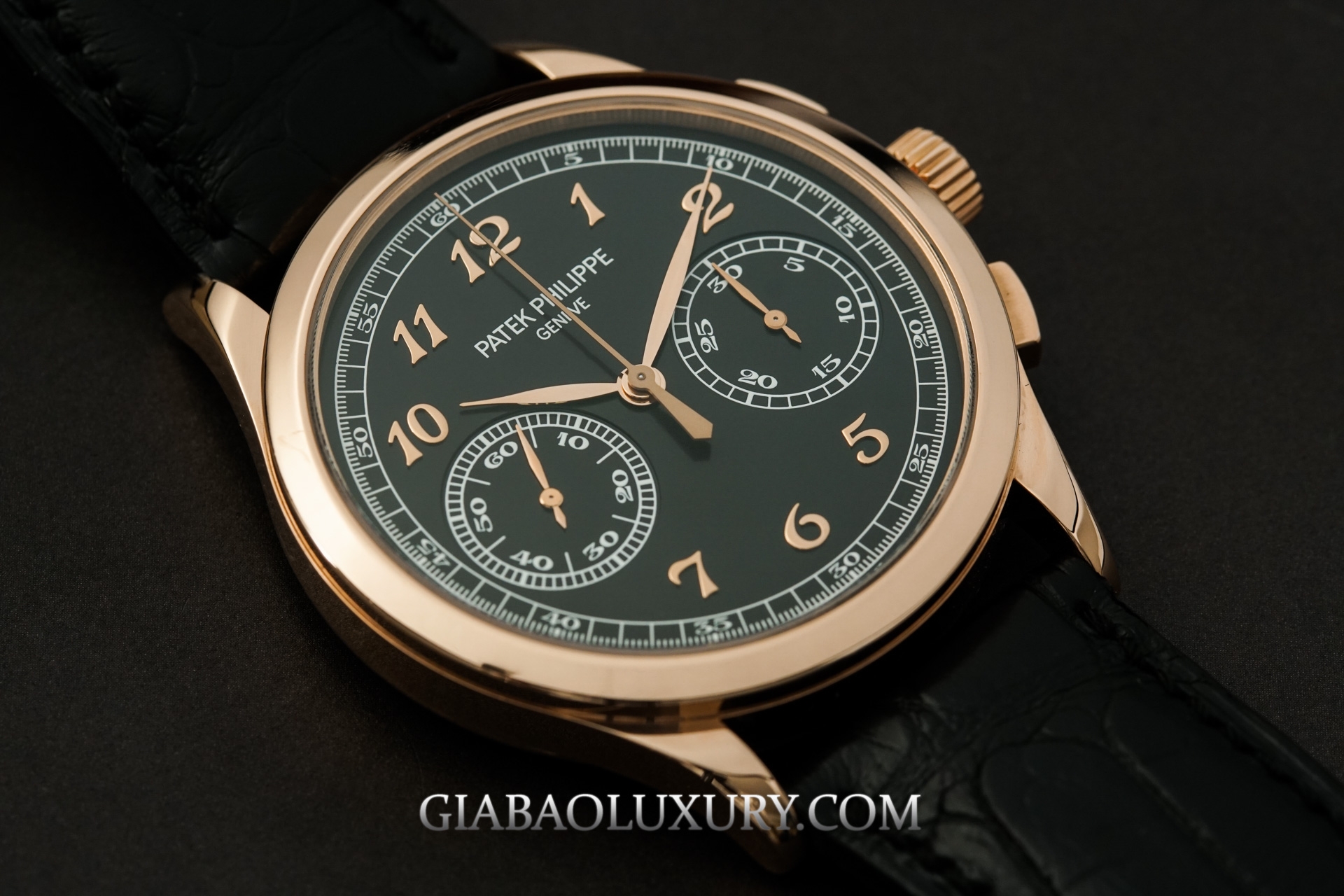 Patek Philippe 5170: lịch sử chronograph lên cót tay: toàn cảnh Patek Philippe 5170R mặt số đen