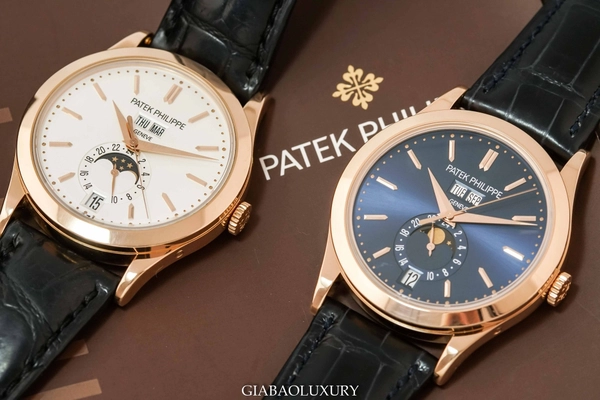 Patek Philippe 5396R-011: lịch thường niên theo phong cách cổ điển — ảnh chi tiết 01