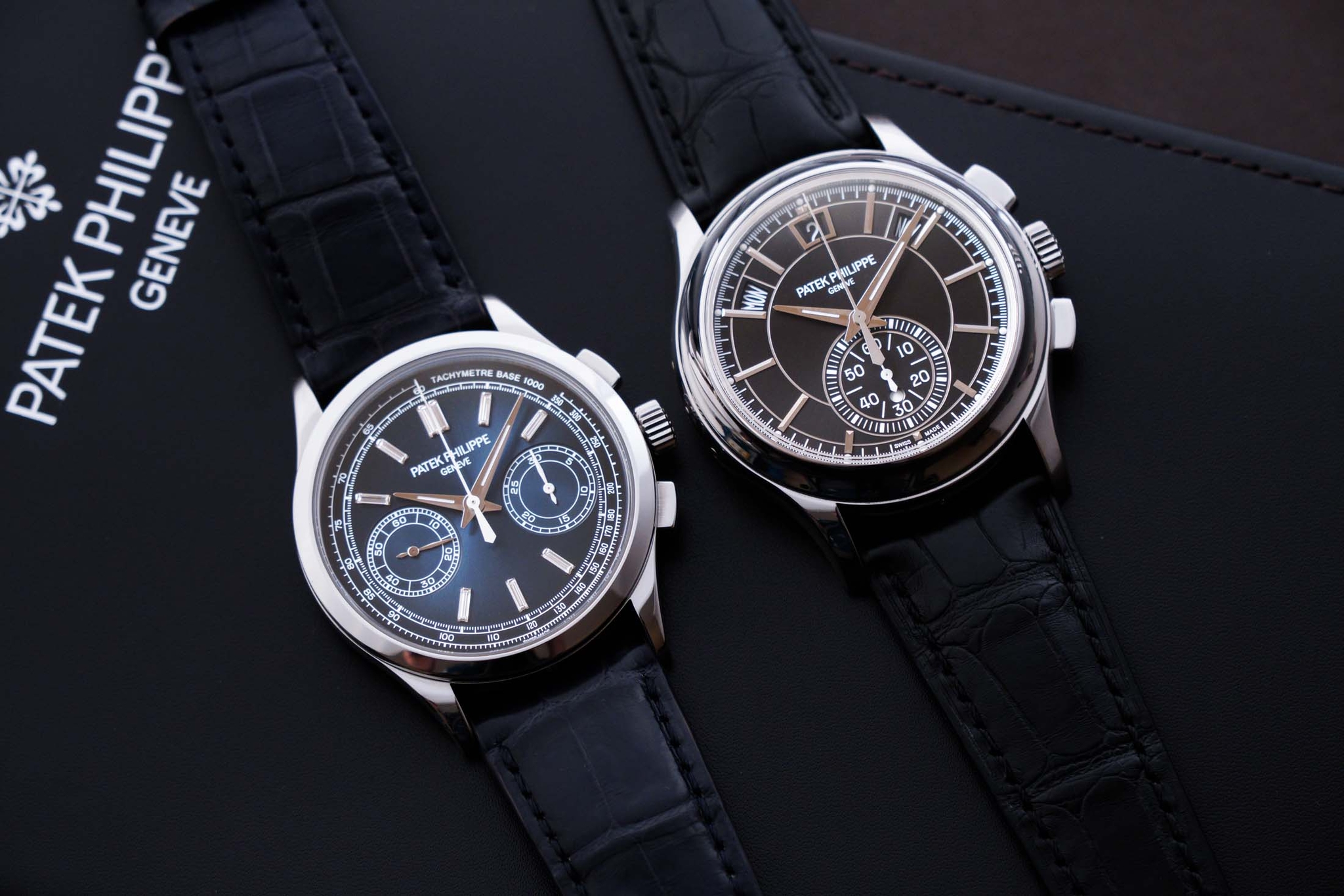 Patek Philippe 5905P và 5170P: hai cách làm chronograph: Patek Philippe 5905P và 5170P trong cùng một khung hình