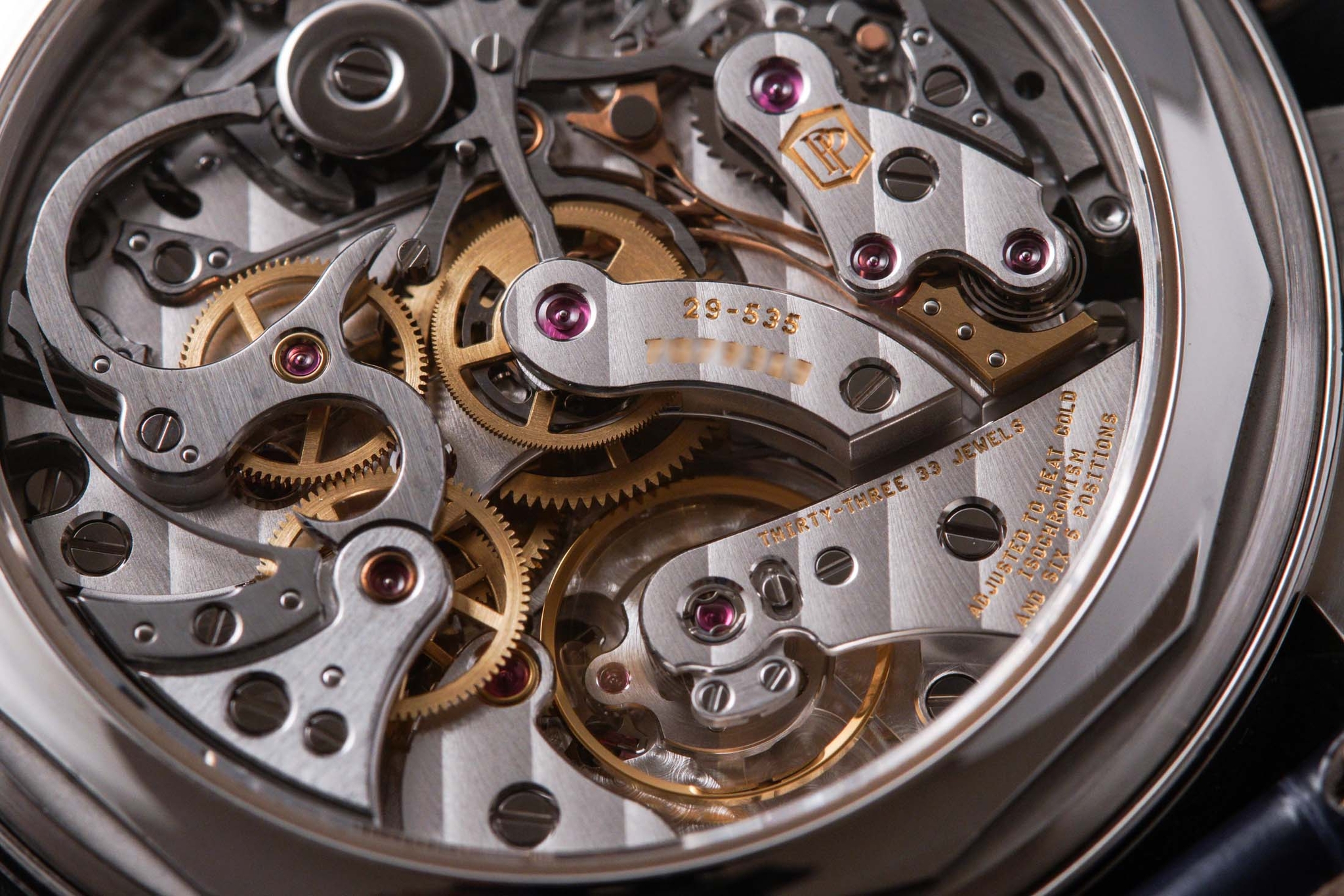 Patek Philippe 5905P và 5170P: hai cách làm chronograph: chi tiết bộ máy tự động của Ref. 5905P