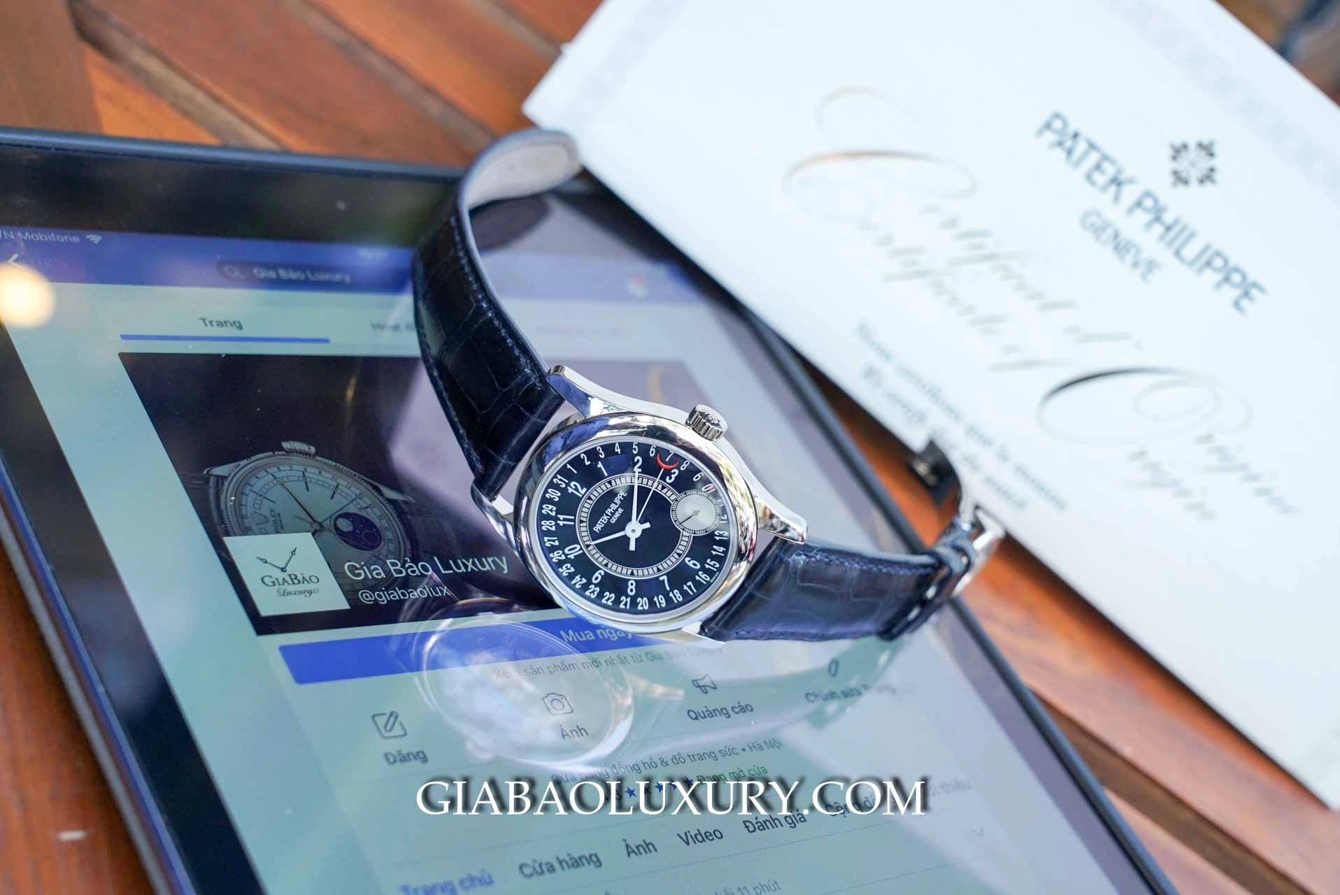 Patek Philippe Calatrava 6000G: lịch ngày dạng kim: toàn cảnh Patek Philippe 6000G