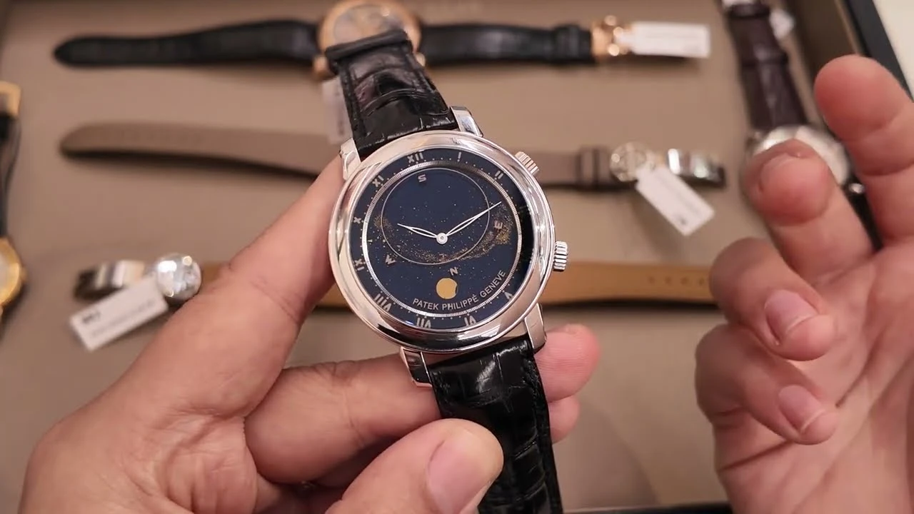 Mặt số thiên văn Patek Philippe Celestial Ref. 5102G-001