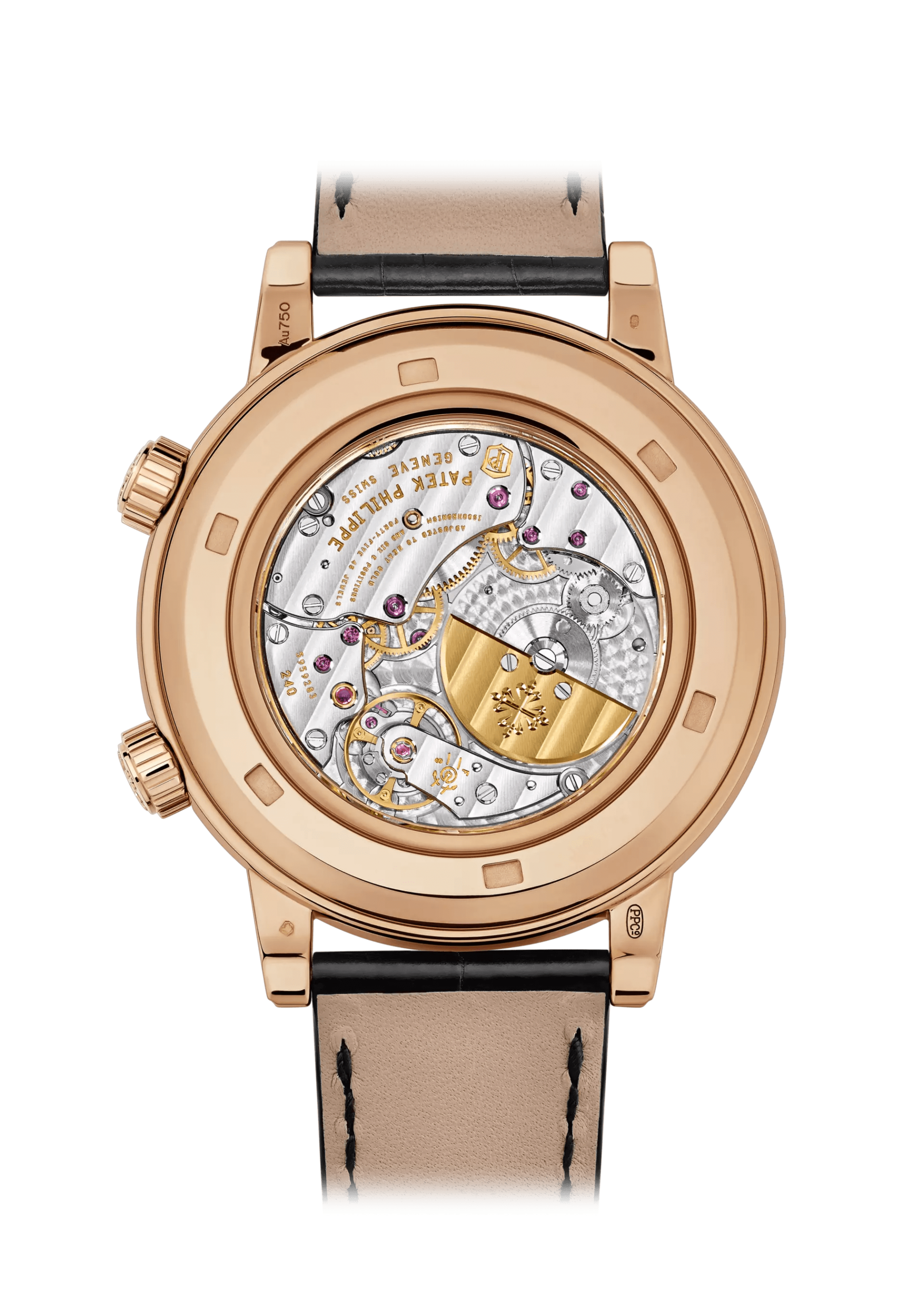 Patek Philippe Celestial 6102R: mặt đáy Patek Philippe Celestial 6102R-001
