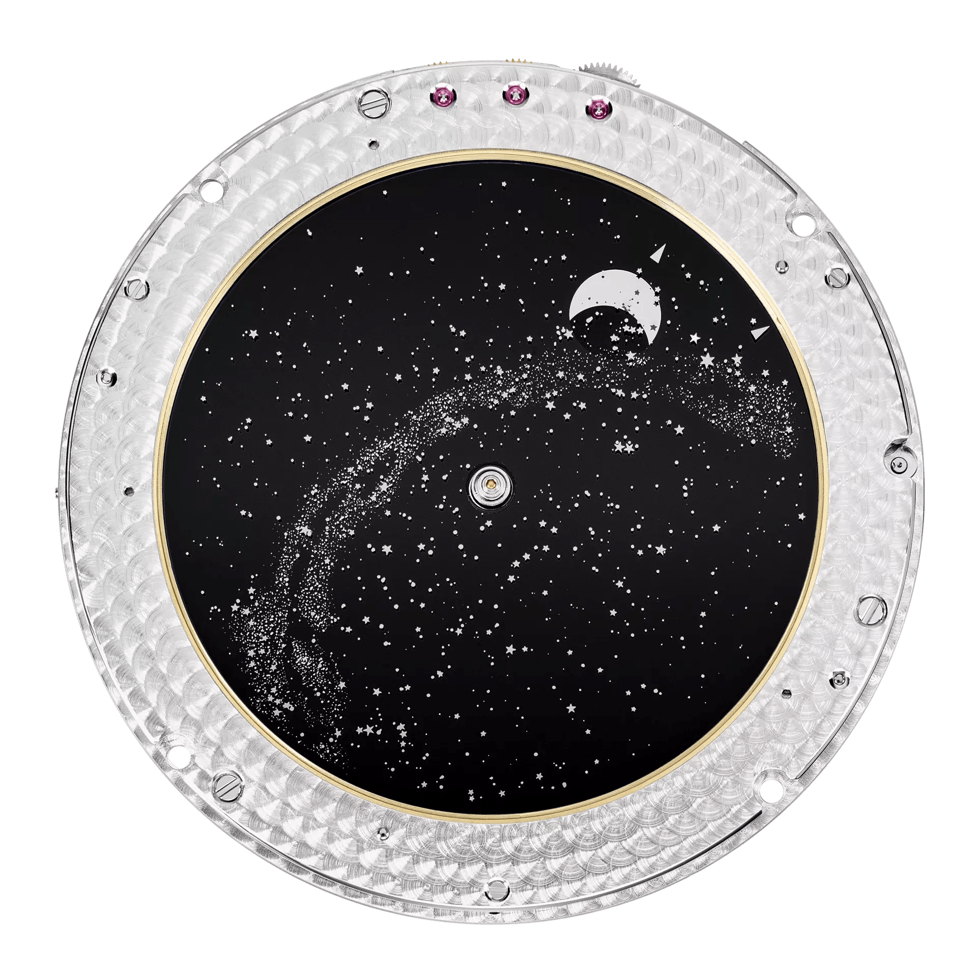 Patek Philippe Celestial 6102R: calibre 240 LU CL C nhìn từ phía bản máy