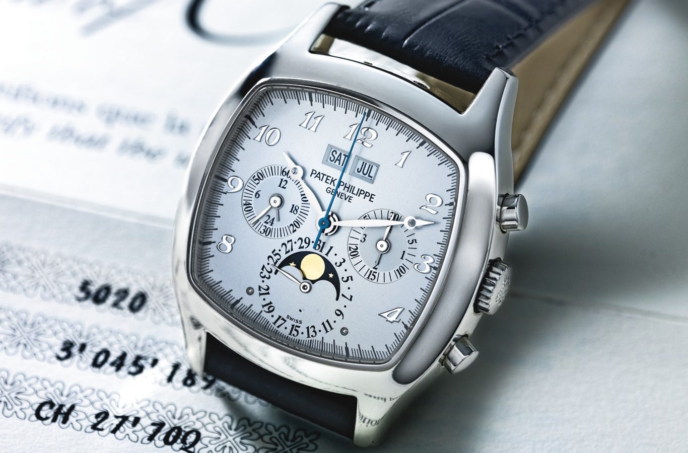 Patek Philippe 5020: lịch vạn niên dáng “TV”