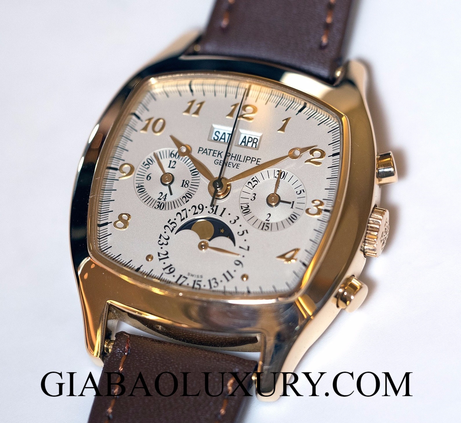 Mặt số Patek Philippe Ref. 5020R bằng vàng hồng
