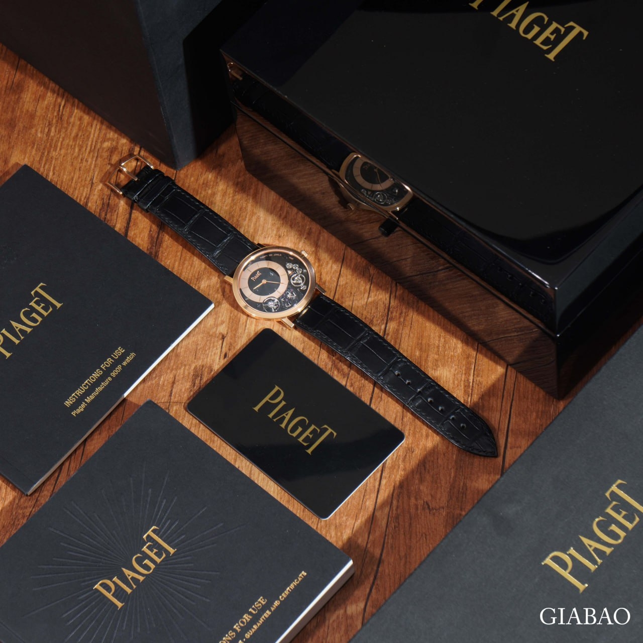Piaget Altiplano 900P G0A41011: đồng hồ lên cót tay siêu mỏng: Piaget Altiplano 900P G0A41011 cùng bộ hộp và giấy tờ trong tư liệu Gia Bảo