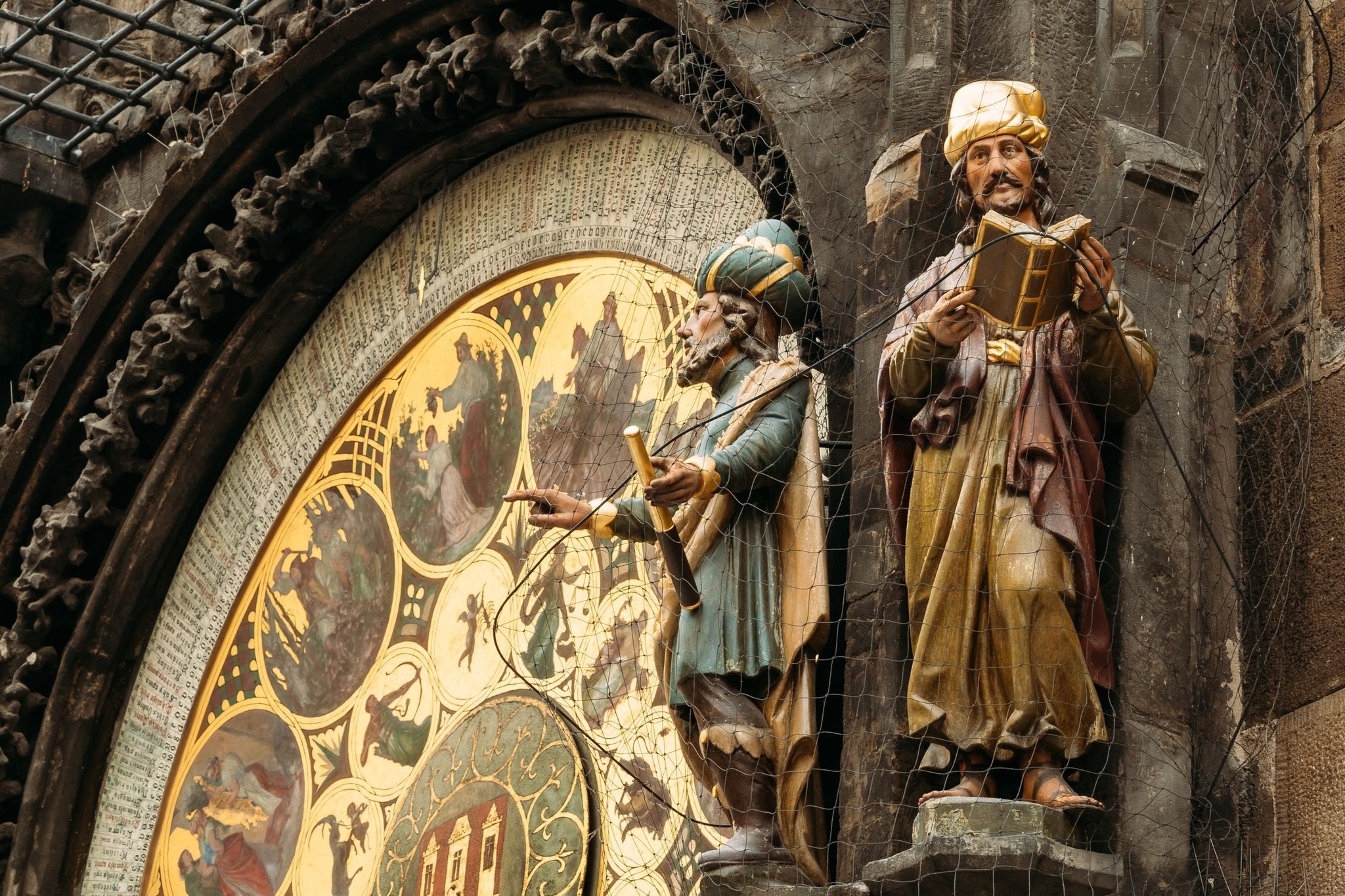 Tượng bộ xương trên đồng hồ thiên văn Praha