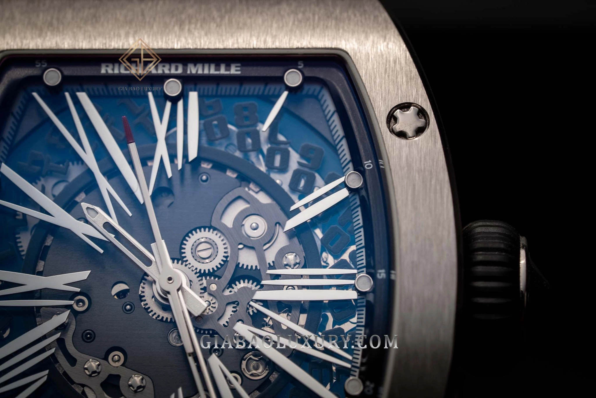 Richard Mille RM 023: tonneau và rotor biến thiên: độ cong và tỷ lệ vỏ RM 023 khi lên cổ tay