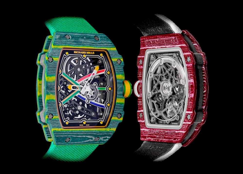 Hai biến thể Richard Mille RM 67-02 với màu TPT khác nhau