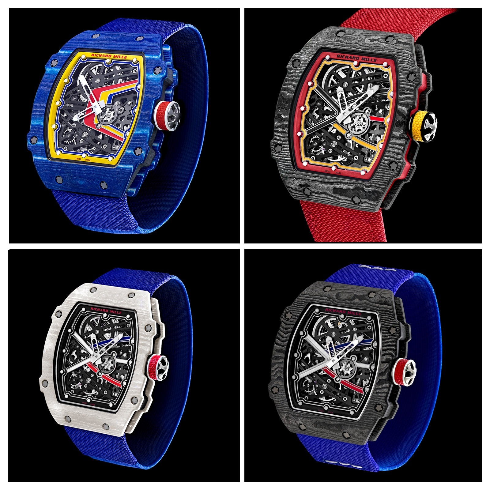 Bốn biến thể Richard Mille RM 67-02 dành cho các môn thể thao