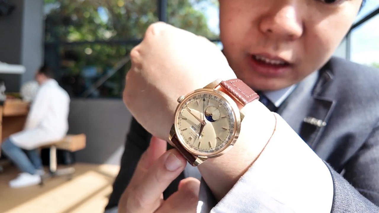 Rolex 8171 Padellone 38 mm trên cổ tay