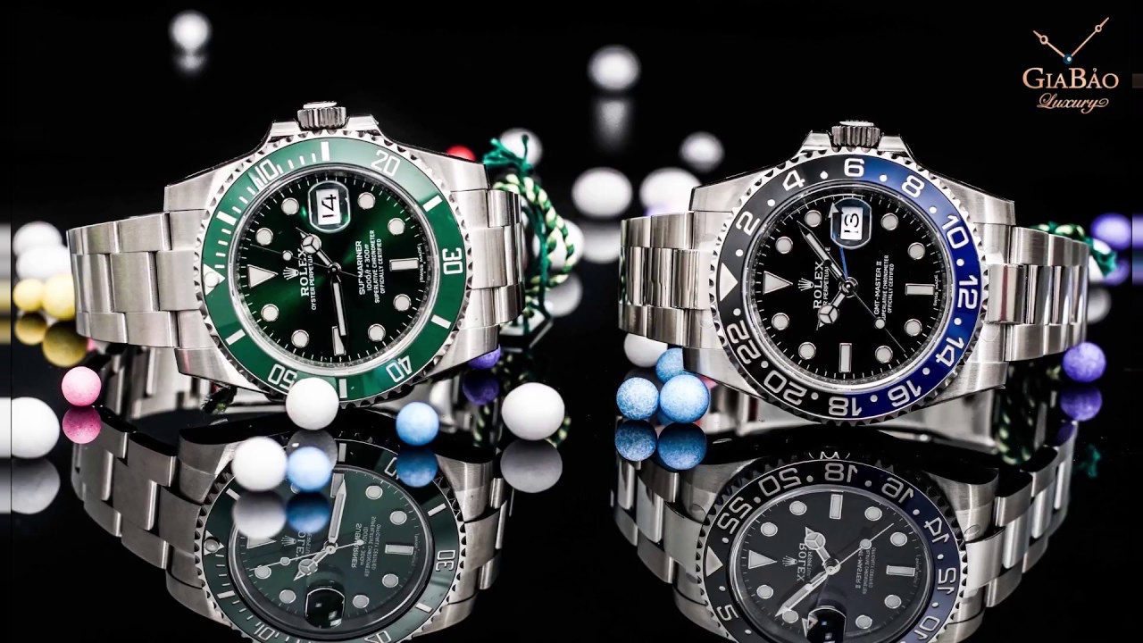 Rolex Batman 116710BLNR và Hulk 116610LV