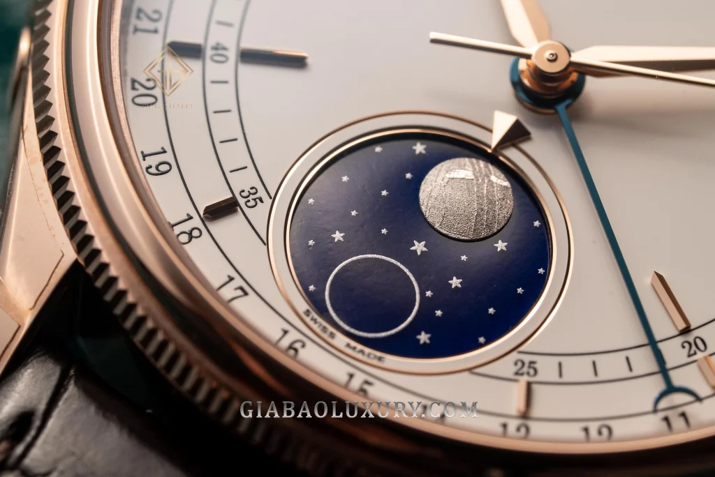 Rolex Cellini 50535 và Jaeger-LeCoultre Q1552540: Đĩa tuần trăng thiên thạch của Rolex Cellini