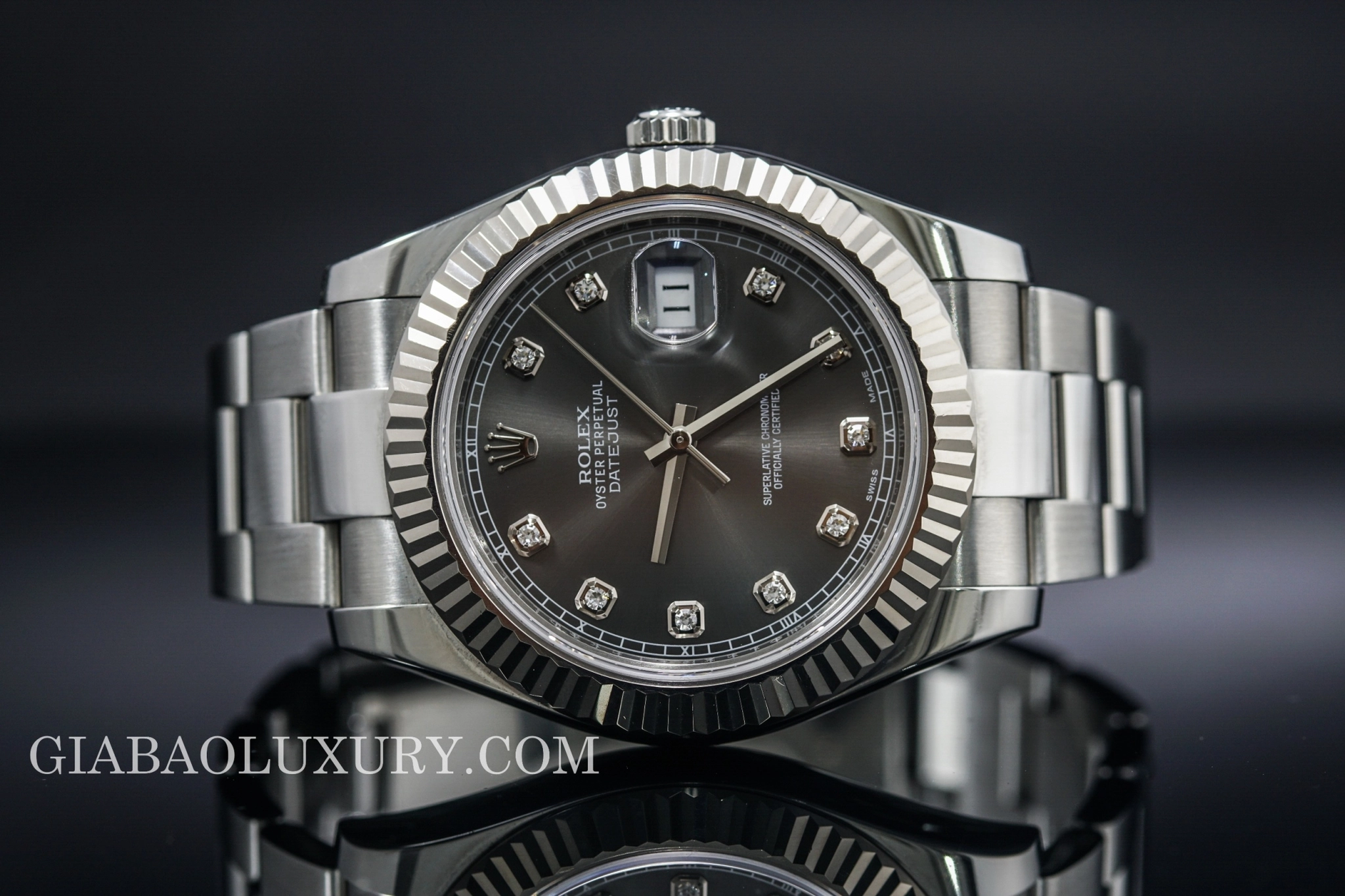 Rolex Datejust II 116334: vỏ 41 mm và calibre 3136 — ảnh chi tiết 02