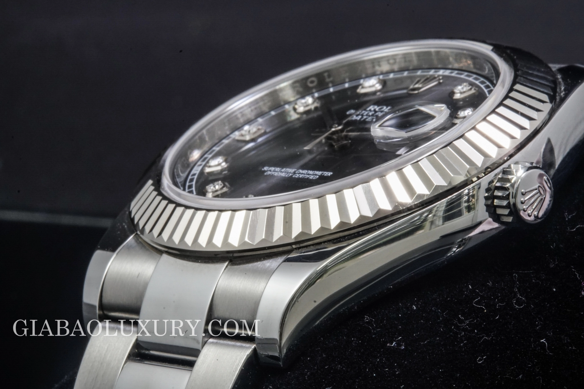 Rolex Datejust II 116334: vỏ 41 mm và calibre 3136 — ảnh chi tiết 04
