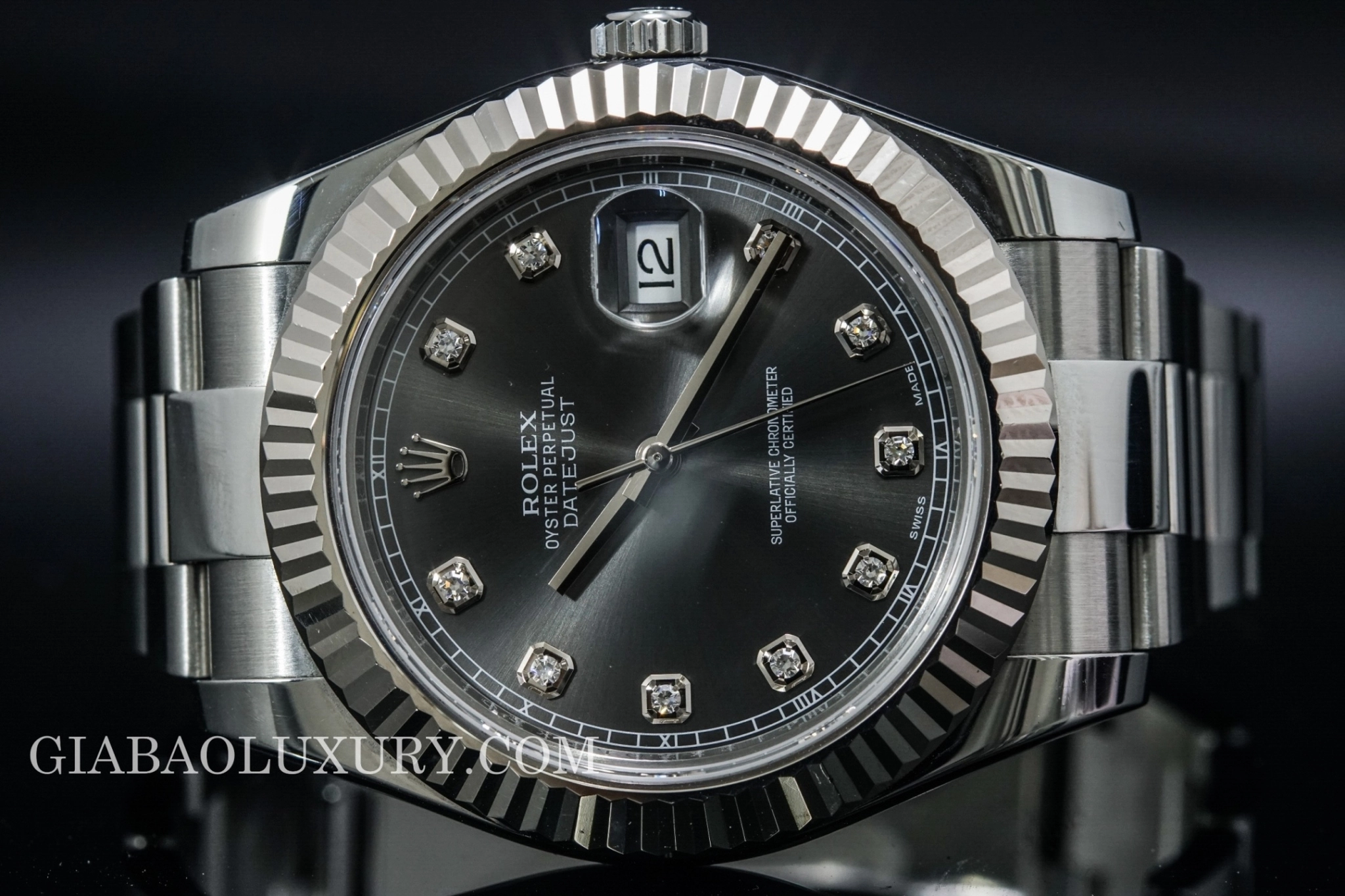 Rolex Datejust II 116334: vỏ 41 mm và calibre 3136 — ảnh chi tiết 11